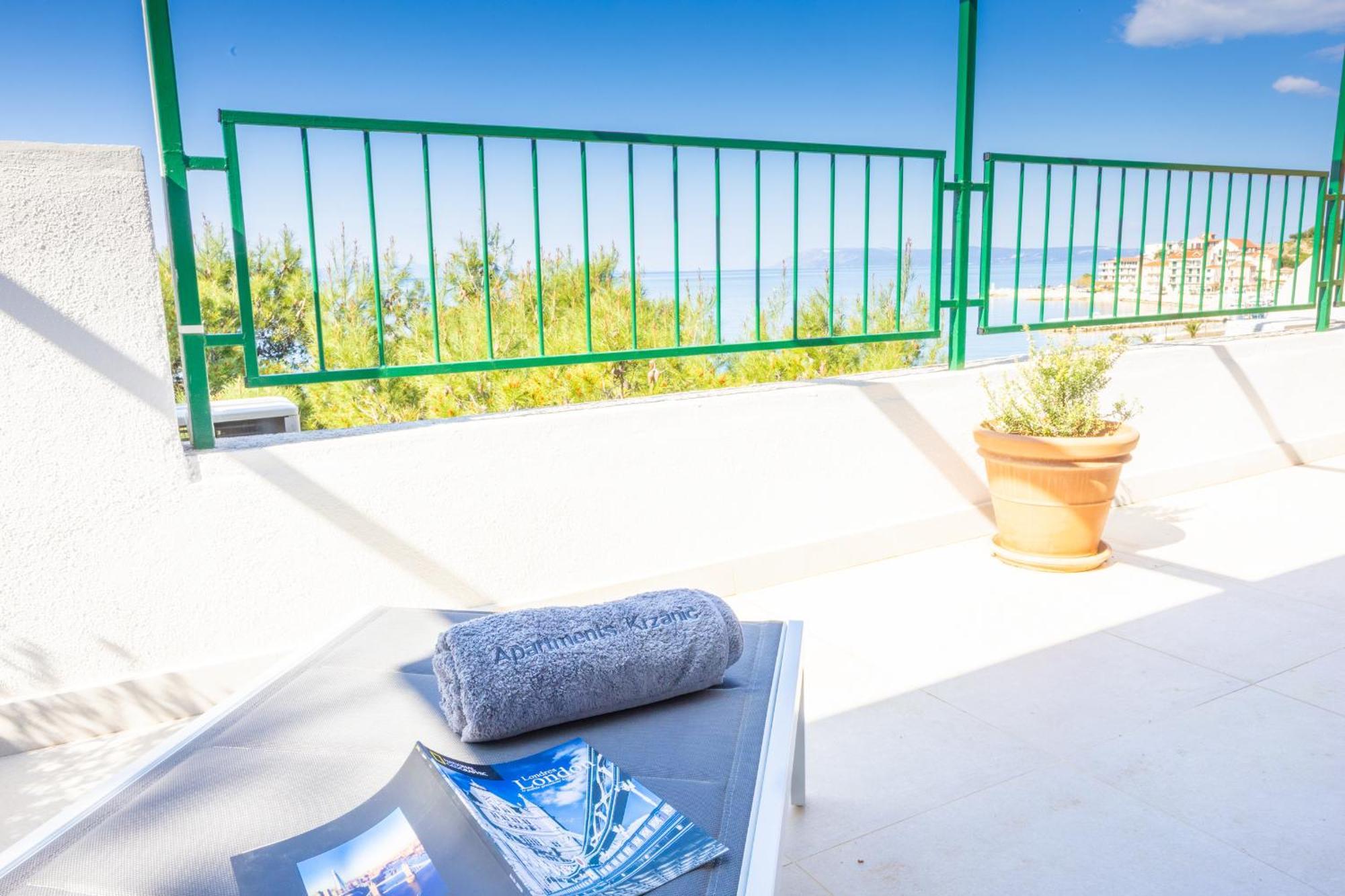Apartments Krzanic Подгора Экстерьер фото